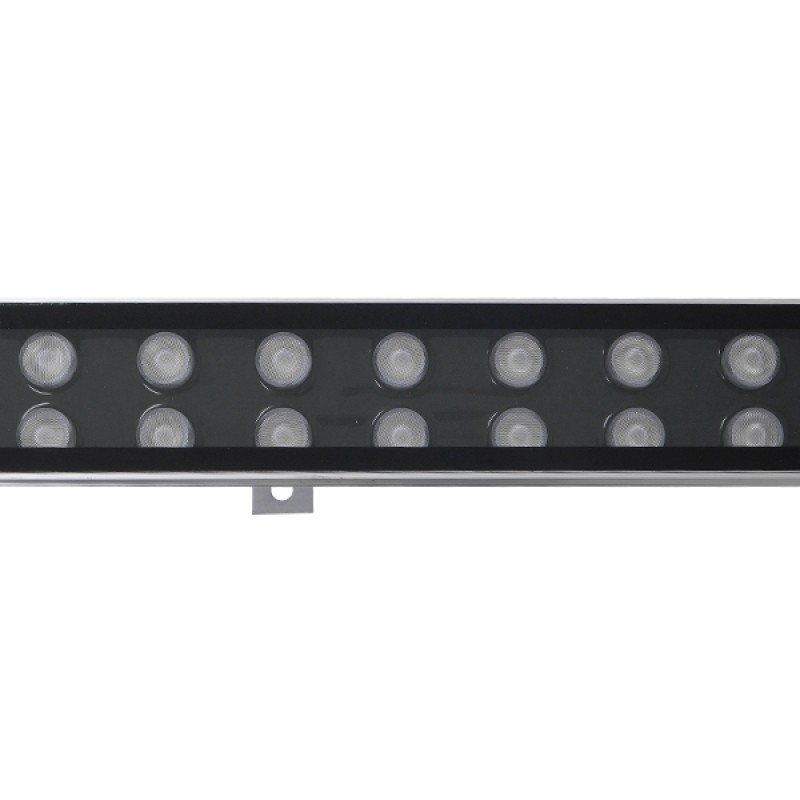 LED Wall Washer Αρχιτεκτονικού Φωτισμού 100cm GENIUS 48W CREE 24v 5760lm Δέσμης 10-30° Μοιρών Αδιάβροχο IP66 Ροζ GloboStar 05113