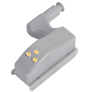 Φωτιστικό Ντουλάπας LED για Μεντεσέ με Διακόπτη On/Off Κουμπωτό με Μπαταρία(Δεν συμπεριλαμβάνεται) Θερμό Λευκό 3000k GloboStar 07031