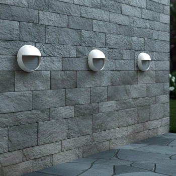 kelvo® STEPART KLV-101-0097 Φωτιστικό Σκαλοπατιού / Διαδρόμου LED 3W 375lm 45° AC 220-240V Αδιάβροχο IP65 Θερμό Λευκό 2700K - Lumileds SMD Chip & TÜV SÜD Driver - Λευκό Ματ - Μ16 x Π8 x Υ16cm - 5 Χρόνια Εγγύηση