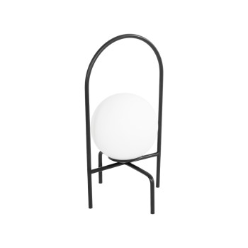 GLOBOSTAR® SPIDY 204-0139 Μοντέρνο Επιτραπέζιο Φωτιστικό Πορτατίφ με Ντουί 1 x E14 AC 220-240V IP20 - Μαύρο & Λευκό - Μ22 x Π20 x Υ38cm