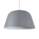 GloboStar® UPVALE 01282 Μοντέρνο Κρεμαστό Φωτιστικό Καμπάνα Μονόφωτο 1 x E27 IP20 Γκρί & Λευκό Μέταλλο - Μ40 x Π40 x Υ24cm GloboStar® UPVALE 01282 Μοντέρνο Κρεμαστό Φωτιστικό Καμπάνα Μονόφωτο 1 x E27 IP20 Γκρί & Λευκό Μέταλλο - Μ40 x Π40 x Υ24cm