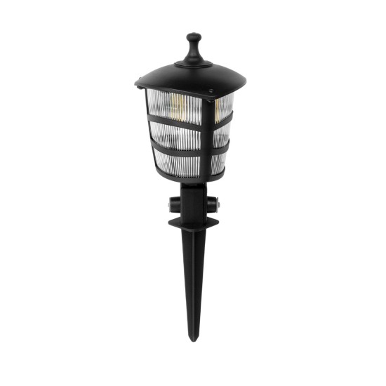 GloboStar® ZARDIN 203-0208 Vintage Καρφωτό Φωτιστικό Φαναράκι Μονόφωτο 1 x E27 IP44 Μαύρο Πλαστικό Σώμα - Μ17 x Π17 x Υ45cm GloboStar® ZARDIN 203-0208 Vintage Καρφωτό Φωτιστικό Φαναράκι Μονόφωτο 1 x E27 IP44 Μαύρο Πλαστικό Σώμα - Μ17 x Π17 x Υ45cm