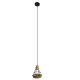 GloboStar® AKRON 10001133 Μοντέρνο Κρεμαστό Φωτιστικό Πλέγμα Μονόφωτο 1 x E27 IP20 Μπεζ Ξύλο με Μαύρο Μέταλλο - Μ19 x Π19 x Υ22cm GloboStar® AKRON 10001133 Μοντέρνο Κρεμαστό Φωτιστικό Πλέγμα Μονόφωτο 1 x E27 IP20 Μπεζ Ξύλο με Μαύρο Μέταλλο - Μ19 x Π19 x Υ22cm