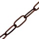 GLOBOSTAR® CAMELOT 01191 Vintage Κρεμαστό Φωτιστικό Οροφής με Ντουί 6 x E27 AC 220-240V IP20 - Χάλκινο & Μπεζ - Μ92 x Π92 x Υ118cm