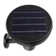 GLOBOSTAR® SOLARTIS 12126 Φωτιστικό Κολωνάκι Κήπου LED 10W 1000lm 180° με Ενσωματωμένο Φωτοβολταϊκό Panel ?V ?W & Επαναφορτιζόμενη Μπαταρία Li-ion ?V 12000mAh με Αισθητήρα Ημέρας-Νύχτας Αδιάβροχο IP65 Ψυχρό Λευκό 6000K - Γκρι Ανθρακί - Μ24 x Π32 x Υ28 Αυτόνομο Αδιάβροχο IP65 Ηλιακό Φωτοβολταϊκό Φωτιστικό Τοίχου 24x32x28cm LED 10W με Αισθητήρα Νυχτός Ψυχρό Λευκό 6000k GloboStar 12126