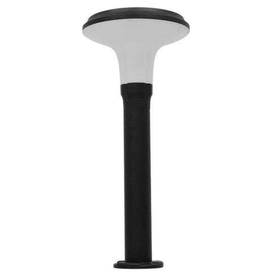GLOBOSTAR® WHISPER 12145 Φωτιστικό Κολωνάκι Κήπου με Ντουί 1 x E27 120° AC 220-240V Αδιάβροχο IP65 - Γκρι Ανθρακί - Μ27 x Π27 x Υ61cm