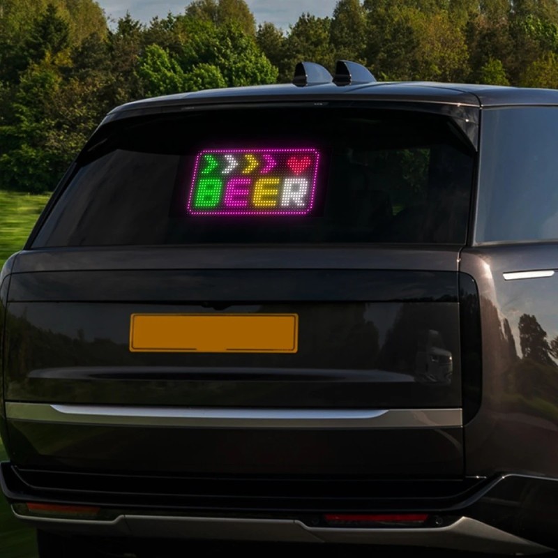 GLOBOSTAR® MATRIX GLB-106-0006 Κυλιόμενη Ψηφιακή Επιγραφή / Κορνίζα 27x12cm P4 48x24 Pixel LED 10W AC 220-240V Αδιάβροχο IP65 Πολύχρωμο RGB - Bluetooth Control μέσω iPIXEL APP - Μ28 x Π0.4 x Υ12cm - 2 Χρόνια Εγγύηση