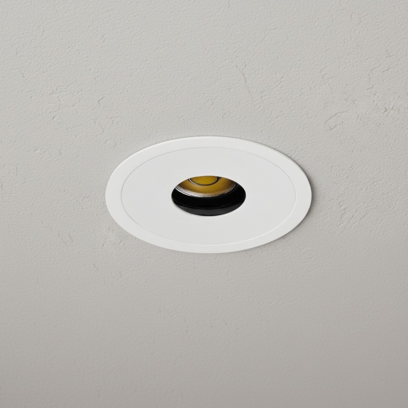 kelvo® PINADO KLV-101-0129 Χωνευτό Downlight Σποτ LED 7W 875lm 15° AC 220-240V IP20 Φυσικό Λευκό 4500K - Bridgelux COB Chip & TÜV SÜD Driver - Λευκό Ματ - Μ8.3 x Π8.3 x Υ8.16cm / Q7.3cm - 5 Χρόνια Εγγύηση