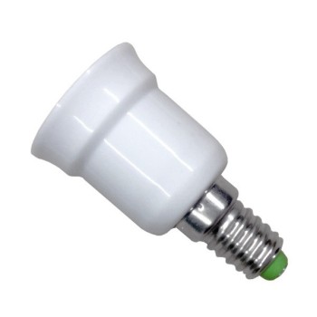 GLOBOSTAR® ADAPTOR 78974 Αντάπτορας/Μετατροπέας από Ντουί E14 σε E27 IP20 - Μ3.5 x Π3.5 x Υ6cm