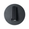 GLOBOSTAR® LADY-R 60938 Μοντέρνο Φωτιστικό Τοίχου - Απλίκα Ξενοδοχείου Reading Light με Φορτιστή USB 3A LED 6W 600lm 36° & 360° AC 220-240V IP20 Φυσικό Λευκό 4500K - Bridgelux COB Chip & TÜV SÜD Driver - Μαύρο Ματ - Μ15 x Π15 x Υ7cm - 3 Χρόνια Εγγ
