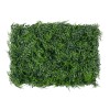 GLOBOSTAR® LEYLAND 78413 Τεχνητό Πάνελ Φυλλωσιάς / Κάθετος Κήπος Λέιλαντ & Νάνος Κισσός - Πράσινο - Μ60 x Υ9 x Π40cm