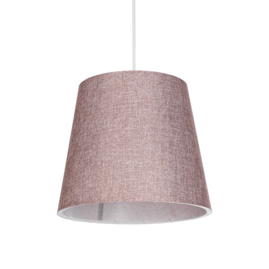 GloboStar® CONEY 203-0072 Μοντέρνο Κρεμαστό Φωτιστικό Καπέλο Μονόφωτο 1 x E27 IP20 Ροζ Ύφασμα - Μ26 x Π26 x Υ25cm GloboStar® CONEY 203-0072 Μοντέρνο Κρεμαστό Φωτιστικό Καπέλο Μονόφωτο 1 x E27 IP20 Ροζ Ύφασμα - Μ26 x Π26 x Υ25cm