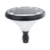 GloboStar® SOLARIOS 90502 Professional LED Solar Urban Park Light Αυτόνομο Ηλιακό Φωτιστικό Πλατείας - Πάρκου - Κήπου 40W 550lm 120° με Ενσωματωμένο Φωτοβολταϊκό Panel 6V 12W & Επαναφορτιζόμενη Μπαταρία Li-ion 3.2V 15000mAh με Αισθητήρα Ημέρας-Νύχτας