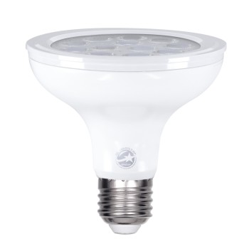GLOBOSTAR® SPOTPAR 60090 Σποτ E27 PAR30 LED 12W 1200lm 36° AC 220-240V IP20 Ψυχρό Λευκό 6000K Dimmable - Μ9.5 x Π9.5 x Υ9.5cm - 3 Χρόνια Εγγύηση