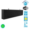 GloboStar® 90252 Κυλιόμενη Ψηφιακή Επιγραφή P10 LED SMD AC 220-240V με Wi-Fi - Αδιάβροχή IP54 - Μονής Όψης - Μ104 x Π9 x Υ24cm Πράσινο