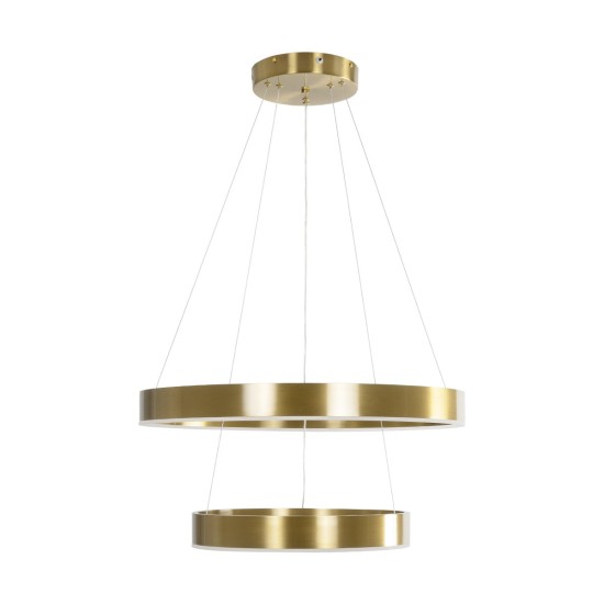 kelvo® VENOM 61187-DECO Μοντέρνο Κρεμαστό Φωτιστικό Οροφής LED 75W 8818lm 120° AC 220-240V IP20 Ρυθμιζόμενο Λευκό CCT με Χειριστήριο από 2700K έως 6000K Dimmable - Lumileds SMD Chip - Χρυσό Βούρτσας - Μ60 x Π60 x Υ40cm - 3 Χρόνια Εγγύηση kelvo® VENOM 61187-DECO Μοντέρνο Κρεμαστό Φωτιστικό Οροφής LED 75W 8818lm 120° AC 220-240V IP20 Ρυθμιζόμενο Λευκό CCT με Χειριστήριο από 2700K έως 6000K Dimmable - Lumileds SMD Chip - Χρυσό Βούρτσας - Μ60 x Π60 x Υ40cm - 3 Χρόνια Εγγύηση