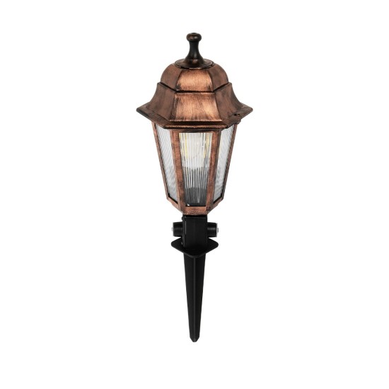 GloboStar® VITRO 203-0198 Vintage Καρφωτό Φωτιστικό Φαναράκι Μονόφωτο 1 x E27 IP44 Χάλκινο Πλαστικό Σώμα - Μ16 x Π16 x Υ51cm GloboStar® VITRO 203-0198 Vintage Καρφωτό Φωτιστικό Φαναράκι Μονόφωτο 1 x E27 IP44 Χάλκινο Πλαστικό Σώμα - Μ16 x Π16 x Υ51cm