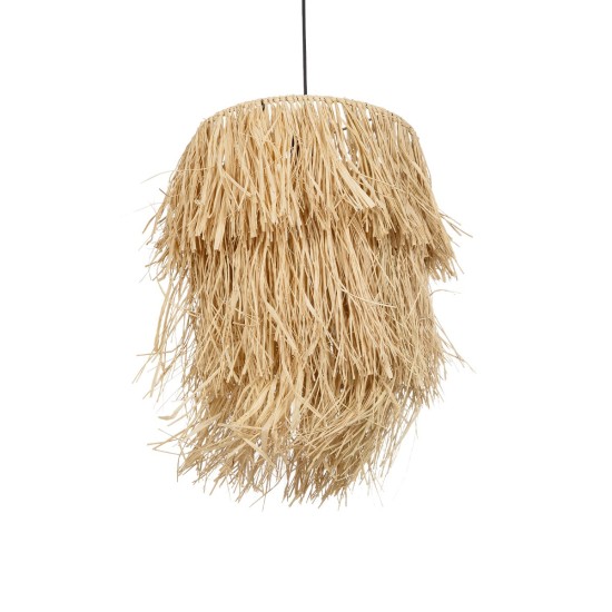 GloboStar® WEG 203-0036 Boho Κρεμαστό Φωτιστικό Καπέλο Μονόφωτο 1 x E27 IP20 Μπέζ Raffia - M45 x Π45 x Υ53cm GloboStar® WEG 203-0036 Boho Κρεμαστό Φωτιστικό Καπέλο Μονόφωτο 1 x E27 IP20 Μπέζ Raffia - M45 x Π45 x Υ53cm