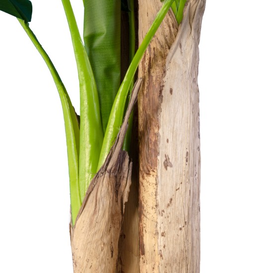 GloboStar® Artificial Garden BANANA TREE 20018 - Τεχνητό Διακοσμητικό Φυτό Μπανανιά - Μπανανόδεντρο Υ240cm