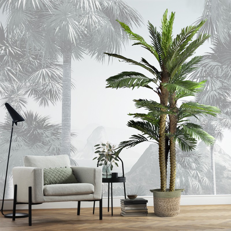 GloboStar® Artificial Garden COCONUT PALM TREE 20087 Τεχνητό Διακοσμητικό Φυτό Φοινικόδεντρο Κοκοφοίνικας Υ350cm