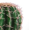 GloboStar® Artificial Garden FEROCACTUS 20092 Τεχνητό Διακοσμητικό Φυτό Φερόκακτος Υ26cm