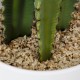GloboStar® Artificial Garden CEREUS JAMACARU CACTUS 20099 Τεχνητό Διακοσμητικό Φυτό Κάκτος Κηρίος Υ66cm