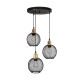 GloboStar® VIVIDUS 201-0020 Vintage Κρεμαστό Φωτιστικό Πλέγμα Τρίφωτο 3 x E27 IP20 Μαύρο και Χρυσό Μέταλλο - Μ32 x Π32 x Υ70cm GloboStar® VIVIDUS 201-0020 Vintage Κρεμαστό Φωτιστικό Πλέγμα Τρίφωτο 3 x E27 IP20 Μαύρο και Χρυσό Μέταλλο - Μ32 x Π32 x Υ70cm