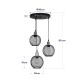 GloboStar® VIVIDUS 201-0021 Vintage Κρεμαστό Φωτιστικό Πλέγμα Τρίφωτο 3 x E27 IP20 Λευκό και Χρυσό Μέταλλο - Μ32 x Π32 x Υ70cm GloboStar® VIVIDUS 201-0021 Vintage Κρεμαστό Φωτιστικό Πλέγμα Τρίφωτο 3 x E27 IP20 Λευκό και Χρυσό Μέταλλο - Μ32 x Π32 x Υ70cm