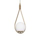 GloboStar® DROP 201-0034 Vintage Κρεμαστό Φωτιστικό Μπάλα Μονόφωτο 1 x E27 IP20 Χρυσό Μέταλλο με Γαλακτερή Μπάλα - Μ20 x Π25 x Υ80cm GloboStar® DROP 201-0034 Vintage Κρεμαστό Φωτιστικό Μπάλα Μονόφωτο 1 x E27 IP20 Χρυσό Μέταλλο με Γαλακτερή Μπάλα - Μ20 x Π25 x Υ80cm