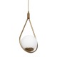 GloboStar® DROP 201-0034 Vintage Κρεμαστό Φωτιστικό Μπάλα Μονόφωτο 1 x E27 IP20 Χρυσό Μέταλλο με Γαλακτερή Μπάλα - Μ20 x Π25 x Υ80cm GloboStar® DROP 201-0034 Vintage Κρεμαστό Φωτιστικό Μπάλα Μονόφωτο 1 x E27 IP20 Χρυσό Μέταλλο με Γαλακτερή Μπάλα - Μ20 x Π25 x Υ80cm