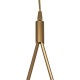 GloboStar® DROP 201-0034 Vintage Κρεμαστό Φωτιστικό Μπάλα Μονόφωτο 1 x E27 IP20 Χρυσό Μέταλλο με Γαλακτερή Μπάλα - Μ20 x Π25 x Υ80cm GloboStar® DROP 201-0034 Vintage Κρεμαστό Φωτιστικό Μπάλα Μονόφωτο 1 x E27 IP20 Χρυσό Μέταλλο με Γαλακτερή Μπάλα - Μ20 x Π25 x Υ80cm