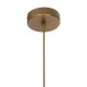 GloboStar® DROP 201-0034 Vintage Κρεμαστό Φωτιστικό Μπάλα Μονόφωτο 1 x E27 IP20 Χρυσό Μέταλλο με Γαλακτερή Μπάλα - Μ20 x Π25 x Υ80cm GloboStar® DROP 201-0034 Vintage Κρεμαστό Φωτιστικό Μπάλα Μονόφωτο 1 x E27 IP20 Χρυσό Μέταλλο με Γαλακτερή Μπάλα - Μ20 x Π25 x Υ80cm