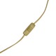 GloboStar® NOVA 201-0041 Μοντέρνο Επιδαπέδιο Φωτιστικό 1 x E27 IP20 Χρυσό Μεταλλό με Μαύρο Ύφασμα - Μ38 x Π38 x Υ155cm