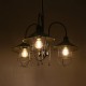 GloboStar® BLAZEO 201-0079 Vintage Κρεμαστό Φωτιστικό Καμπάνα Τρίφωτο 3 x E27 IP20 Μαύρο Μέταλλο - Μ40 x Π40 x Υ40cm GloboStar® BLAZEO 201-0079 Vintage Κρεμαστό Φωτιστικό Καμπάνα Τρίφωτο 3 x E27 IP20 Μαύρο Μέταλλο - Μ40 x Π40 x Υ40cm