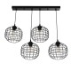 GloboStar® PULSAR 201-0103 Vintage Κρεμαστό Φωτιστικό Ράγα Πολύφωτο 4 x E27 IP20 Μαύρο Μέταλλο - Μ70 x Π20 x Υ80cm GloboStar® PULSAR 201-0103 Vintage Κρεμαστό Φωτιστικό Ράγα Πολύφωτο 4 x E27 IP20 Μαύρο Μέταλλο - Μ70 x Π20 x Υ80cm