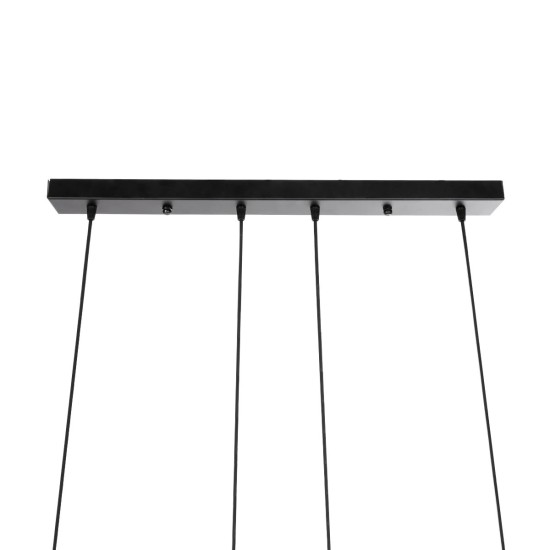 GloboStar® PULSAR 201-0103 Vintage Κρεμαστό Φωτιστικό Ράγα Πολύφωτο 4 x E27 IP20 Μαύρο Μέταλλο - Μ70 x Π20 x Υ80cm GloboStar® PULSAR 201-0103 Vintage Κρεμαστό Φωτιστικό Ράγα Πολύφωτο 4 x E27 IP20 Μαύρο Μέταλλο - Μ70 x Π20 x Υ80cm