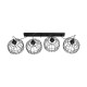 GloboStar® PULSAR 201-0103 Vintage Κρεμαστό Φωτιστικό Ράγα Πολύφωτο 4 x E27 IP20 Μαύρο Μέταλλο - Μ70 x Π20 x Υ80cm GloboStar® PULSAR 201-0103 Vintage Κρεμαστό Φωτιστικό Ράγα Πολύφωτο 4 x E27 IP20 Μαύρο Μέταλλο - Μ70 x Π20 x Υ80cm
