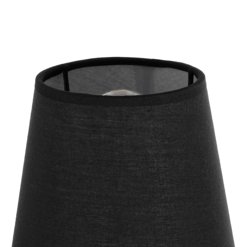 GLOBOSTAR® BLAKI 201-0115 Μοντέρνο Φωτιστικό Τοίχου - Απλίκα με Ντουί 1 x E27 AC 220-240V IP20 - Μαύρο - Μ40 x Π15 x Υ20cm