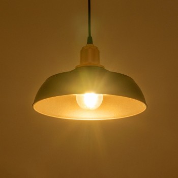 GLOBOSTAR® LOAN 203-0280 Μοντέρνο Κρεμαστό Φωτιστικό Οροφής με Ντουί 1 x E27 AC 220-240V IP20 - Μαύρο & Μπρονζέ  - Μ25.5 x Π25.5 x Υ17cm