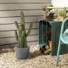 GloboStar® Artificial Garden CARNEGIEA CACTUS 20100 Τεχνητό Διακοσμητικό Φυτό Κάκτος Σαγκουάρο Υ63cm