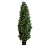 GloboStar® Artificial Garden CYPRESSUS LEYLANDII 20155 Τεχνητό Διακοσμητικό Φυτό Κυπαρίσσι Λέιλαντ Υ150cm