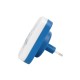 GloboStar® KIDDO 202-0003 Παιδικό Φωτιστικό Νυκτός LED 1W 95lm 360° AC220-240V IP20 Ψυχρό Λευκό 6000K - Μ5.5 x Π5.5 x Υ8cm - 2 Χρόνια Εγγύηση