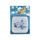 GloboStar® KIDDO 202-0003 Παιδικό Φωτιστικό Νυκτός LED 1W 95lm 360° AC220-240V IP20 Ψυχρό Λευκό 6000K - Μ5.5 x Π5.5 x Υ8cm - 2 Χρόνια Εγγύηση