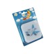 GloboStar® KIDDO 202-0003 Παιδικό Φωτιστικό Νυκτός LED 1W 95lm 360° AC220-240V IP20 Ψυχρό Λευκό 6000K - Μ5.5 x Π5.5 x Υ8cm - 2 Χρόνια Εγγύηση