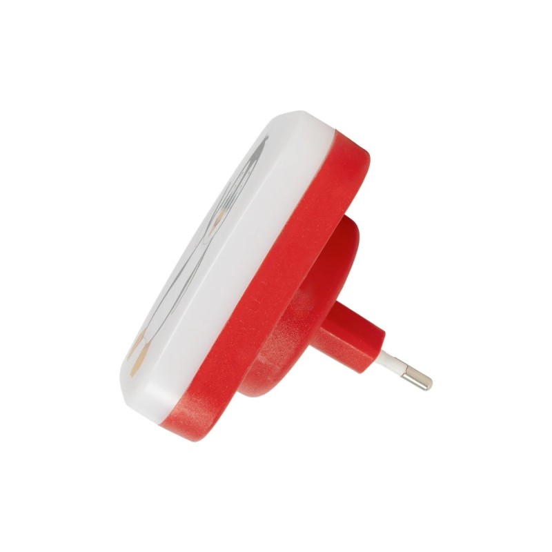 GloboStar® KIDDO 202-0004 Παιδικό Φωτιστικό Νυκτός LED 1W 95lm 360° AC220-240V IP20 Ψυχρό Λευκό 6000K - Μ5.5 x Π5.5 x Υ8cm - 2 Χρόνια Εγγύηση