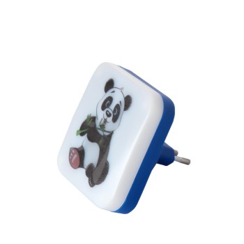 GloboStar® KIDDO 202-0007 Παιδικό Φωτιστικό Νυκτός LED 1W 95lm 120° AC220-240V IP20 Ψυχρό Λευκό 6000K - Μ5.5 x Π5.5 x Υ8cm - 2 Χρόνια Εγγύηση