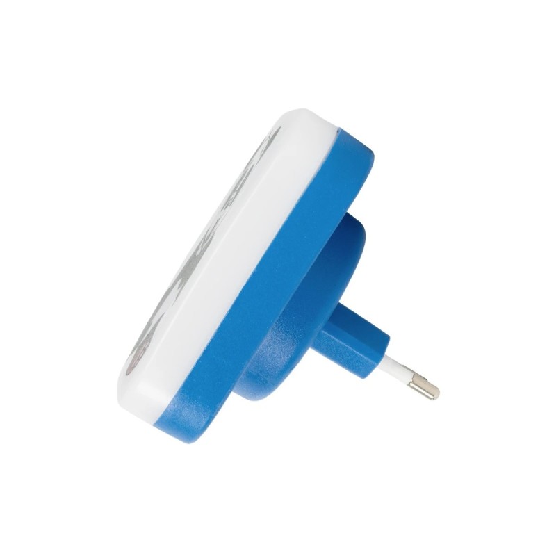 GloboStar® KIDDO 202-0007 Παιδικό Φωτιστικό Νυκτός LED 1W 95lm 360° AC220-240V IP20 Ψυχρό Λευκό 6000K - Μ5.5 x Π5.5 x Υ8cm - 2 Χρόνια Εγγύηση