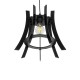 GloboStar® VIVIDUS 202-0029 Μοντέρνο Κρεμαστό Φωτιστικό Ανάρτηση Μονόφωτο 1 x E27 IP20 Μαύρο - Μ30 x Π30 x Υ70cm GloboStar® VIVIDUS 202-0029 Μοντέρνο Κρεμαστό Φωτιστικό Ανάρτηση Μονόφωτο 1 x E27 IP20 Μαύρο - Μ30 x Π30 x Υ70cm