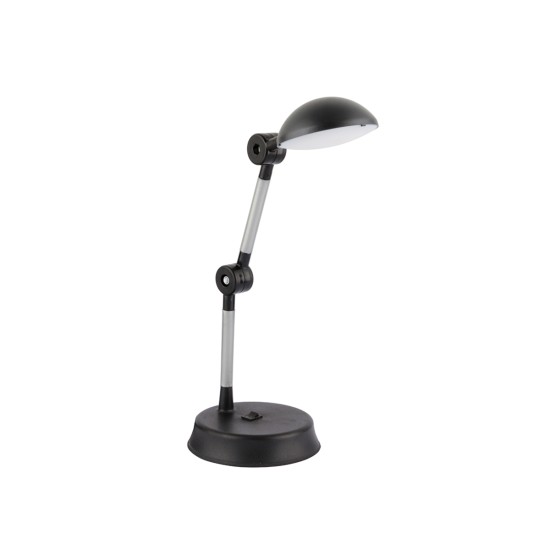 GloboStar® 202-0061 Μοντέρνο Επιτραπέζιο Φωτιστικό LED 6W 540lm 120° AC220-240V IP20 Ψυχρό Λευκό 6000K Μαύρο Πλαστικό - Μ20 x Π14.5 xΥ33cm  - 2 Χρόνια Εγγύηση