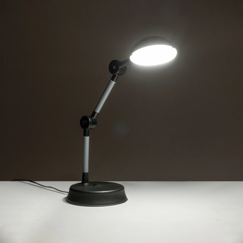 GloboStar® 202-0061 Μοντέρνο Επιτραπέζιο Φωτιστικό LED 6W 540lm 120° AC220-240V IP20 Ψυχρό Λευκό 6000K Μαύρο Πλαστικό - Μ20 x Π14.5 xΥ33cm  - 2 Χρόνια Εγγύηση